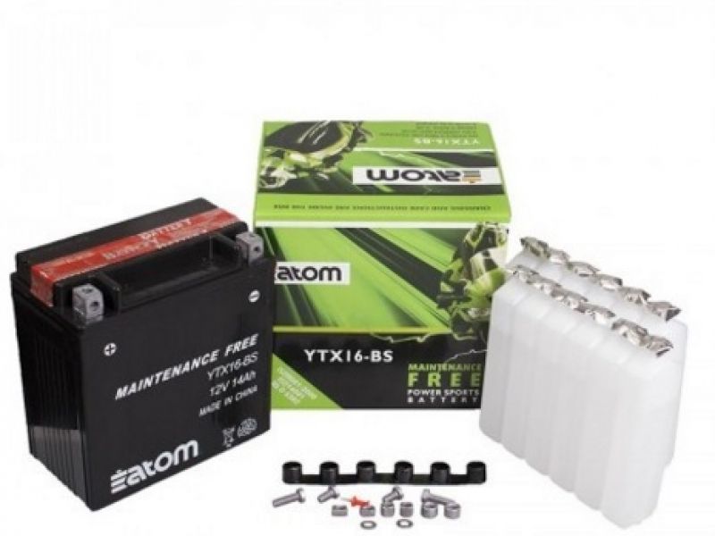 Аккумулятор ATOM YTX16-BS