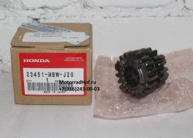 Шестерня КПП (17T/19T) Honda CBR600F4i оригинал (арт. 23451MBWJ20), GEAR, MAINSHAFT THIRD & FOURTH (17T/19T), Honda