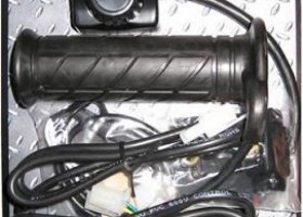 Подогрев ручек  и накладка на курок газа для ATV, квадроцикла и снегохода DICE HEATED GRIPS AND THUMB HEATER SET FOR ATV / SNOMOBILE оригинал (арт. OCT271)