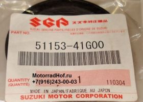 Сальник пера вилки (43x55x9,5/10) Suzuki оригинал (арт. 51153-41G00), аналог 51153-41G00-000, 5115341G00000